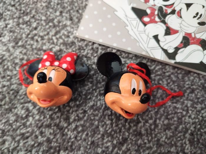 Box Of New as New Disney Christmas Ornaments and Gifts