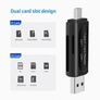3213 Type C To Micro SD Card Reader | TF Memory Card Reader With USB C To USB Adapter Compatible With iPhone 15 Samsung Galaxy Huawei Xiaomi Image 4