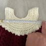 crochet baby dress headband and little socks Image 8