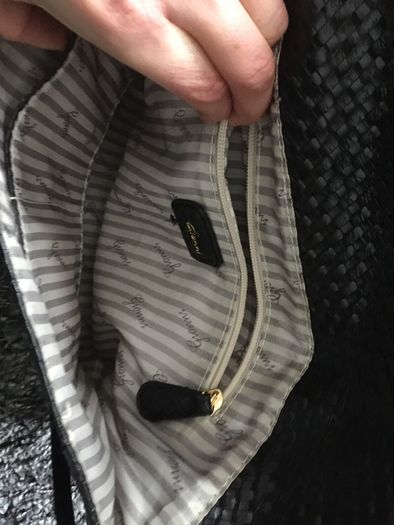 Large Black Clutch