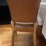 Leather dining chairs Image 2