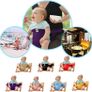Portable Feeding Booster Seat Strap for Travel/Home/Restaurants/Shopping (Khaki) Image 6