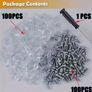100pcs strip lamp transparent mounting bracket, LED lamp with fixing clamp, Image 2