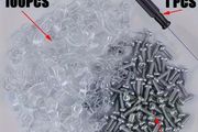 100pcs strip lamp transparent mounting bracket, LED lamp with fixing clamp,