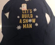 girls Christmas top bnwt