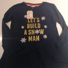 girls Christmas top bnwt