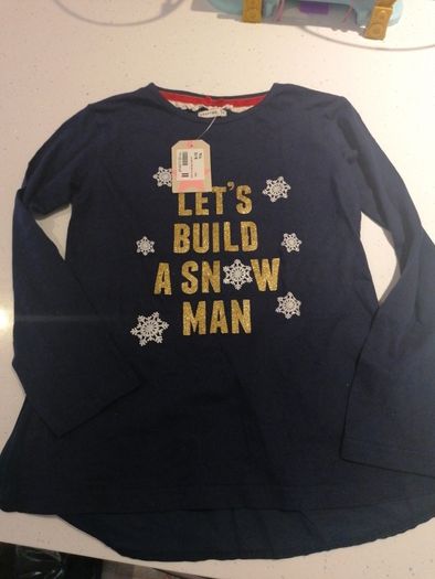 girls Christmas top bnwt