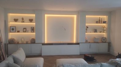 Entertainment Unit & panelling