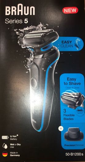 Braun Series 5 electric shaver with precision trimmer without head wet dry brand new