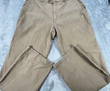 Oakman Vintage Active Stretch Canvas Chinos W36 L32 Brown
