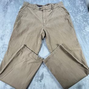 Oakman Vintage Active Stretch Canvas Chinos W36 L32 Brown