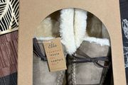 Ella Ladies Slippers Faux Suede Memory Foam