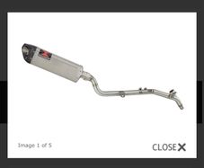 Black Widow Exhaust System - Honda CRF 300 L 2021