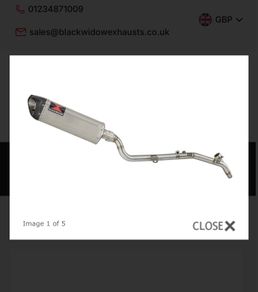 Black Widow Exhaust System - Honda CRF 300 L 2021