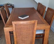Dining room table and chairs