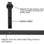 4 ft / 122 cm Sliding Door Kit Sliding Door Fitting Set Hanging Rail Sliding Door System Hardware Kit for Interior Doors Image 5