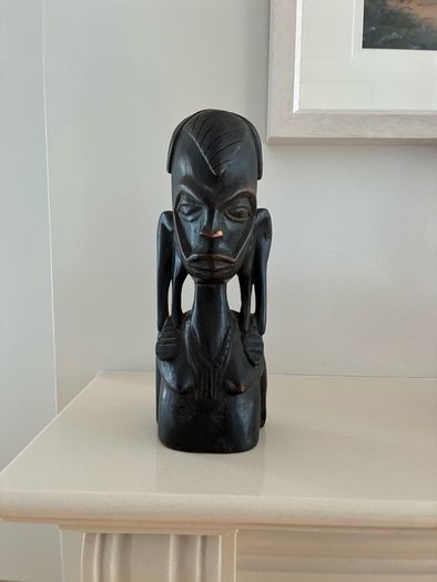 Hardwood African Ornament.