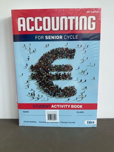 Accounting 4th Edition Senior Cycle Book and Activity book