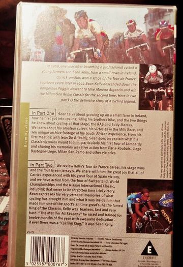 1996. The Sean Kelly Story Double VHS.