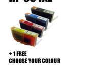 HP 364XL Compatible Ink Cartridge - 4 Pack plus 1 Free