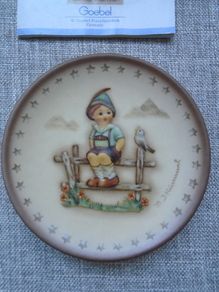 Vintage Hummel mini plate, Collectables, Home decor