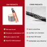 Stainless Steel Cable T316 1/8" 100m,Aircraft Deck Railing,7x7 Strands Construction,Rustproof break strength 650kg,Cutter Cable Image 4