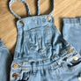 Mayoral ripped dungarees 7-8 Image 3