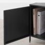 Black metal TV stand Image 6