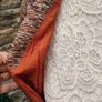 Vintage 70s  Brown Riedinger Double Jersey autumnal dress Postage Included Image 3
