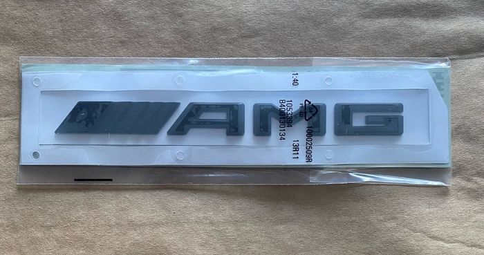 Gloss Black Rear Boot AMG Emblem For Mercedes CLA220d AMG W117 2013-18