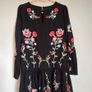 Chicwish Black Embroidered Dress Image 2