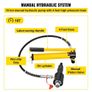 Hydraulic Exhaust Pipe Expander, 4.1 to 10.8 cm size, 10 T Manual Hydraulic Pipe Stretcher w/4 Dies and 2 Storing Case for Copper, Aluminum Tubes in Car Repairing Image 3
