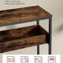 Console Table Slim Vintage Brown Image 4