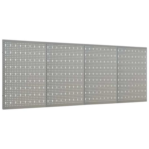 Wall-mounted Peg Boards 4 pcs 40x58 cm Steel