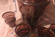 Vintage Shot Glasses &amp; Decanter