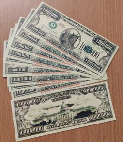 10 Banknotes Set (4 different currencies. Play Money (Cake Decoration Money)