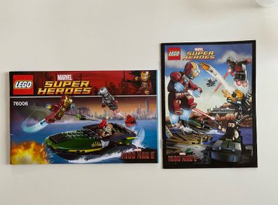 Lego Marvel Super Heroes Iron Man Extremis Sea Port Battle 76006