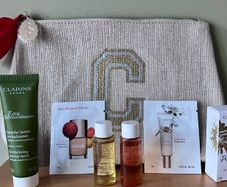 Clarins Bundle includes Cosmetics Bag
