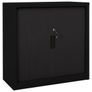 Sliding Door Cabinet Black Image 2