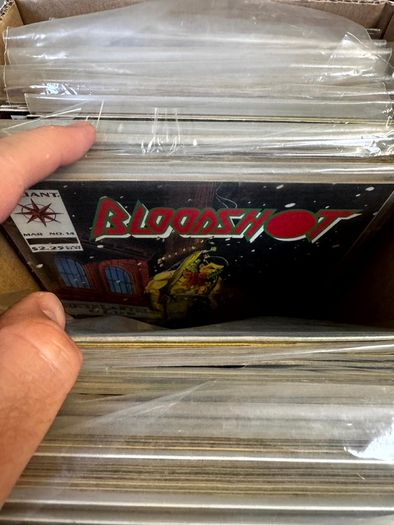 Valiant Long Comic Box w 270 comics for Sale