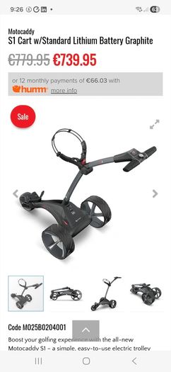 Motocaddy S1