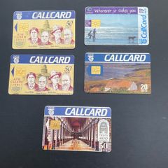 Irish theme telecom Eireann callcards from 90's