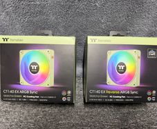 Thermaltake CT140 EX Reverse ARGB | Matcha Green | 3 Fan Pack and Thermaltake CT140 EX ARGB Matcha Green (3-Fan Pack)