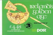 1989 Ireland Franconian Apostles Commemorative Stamp Booklet overprinted for World Stamp Expo '89 with stamps Mint Never Hinged (MNH)