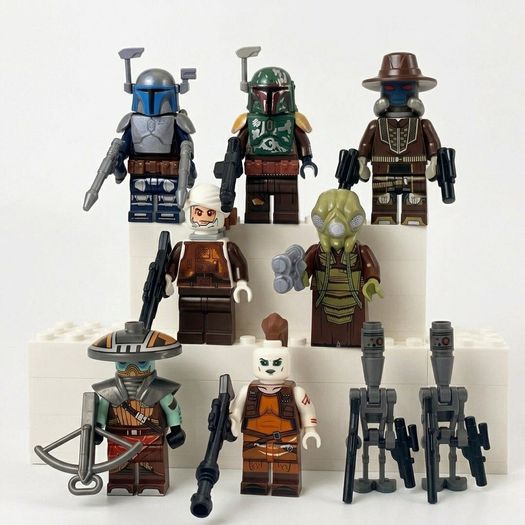 [8-Pack] Legendary Star Wars Bounty Hunters Minifigure Bundle
