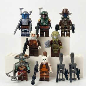 [8-Pack] Legendary Star Wars Bounty Hunters Minifigure Bundle