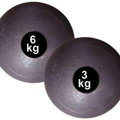 Pair of Exercise Balls 6kg & 3kg (Slam Ball No Bounce) Brand new free delivery