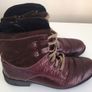 Josepf Seibel  Burgundy Leather boots Size 8 Image 4