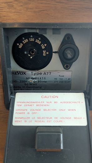 ReVox A77 Mk II Tape Recorder - 4 Track