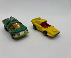 Vintage Matchbox Super Fast No59 Planet Scout and No58 Woosh-n-push